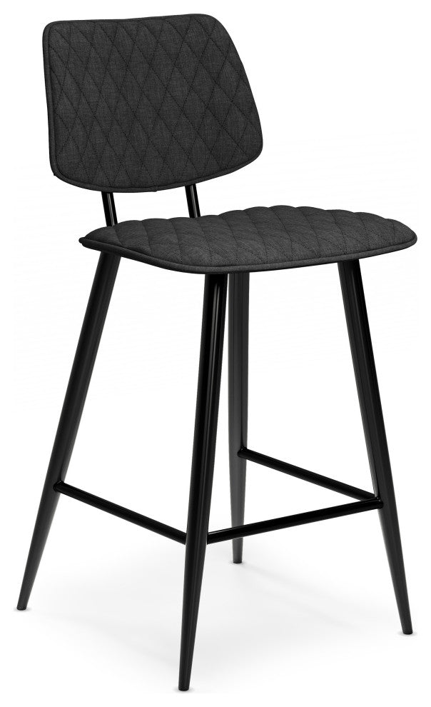 Raya Counter Height Stool, Set of 2, Charcoal