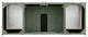 Chicago 60" Single Vanity, Smokey Celadon, No Top