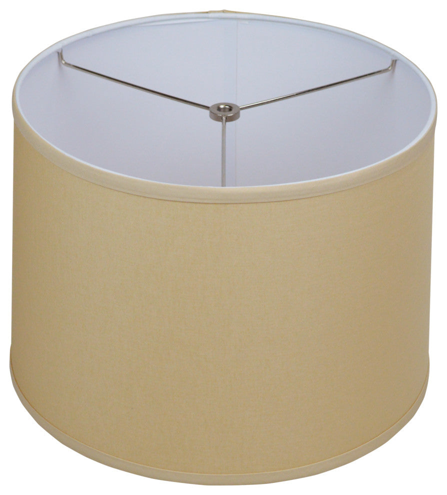 Fenchel Shades 13"x14"x10" Spider Attachment Empire Lamp Shade, Linen Khaki