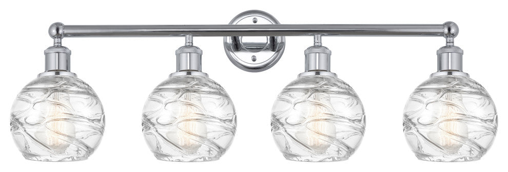 Innovations 616-4W-PC-G1213-6 4 Light Bath Vanity Light, Polished Chrome