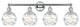Innovations 616-4W-PC-G1213-6 4 Light Bath Vanity Light, Polished Chrome