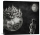 "Let Your Dreams Be Bigger Than Your Fears" Canvas by Yvette Depaepe, 22x21"