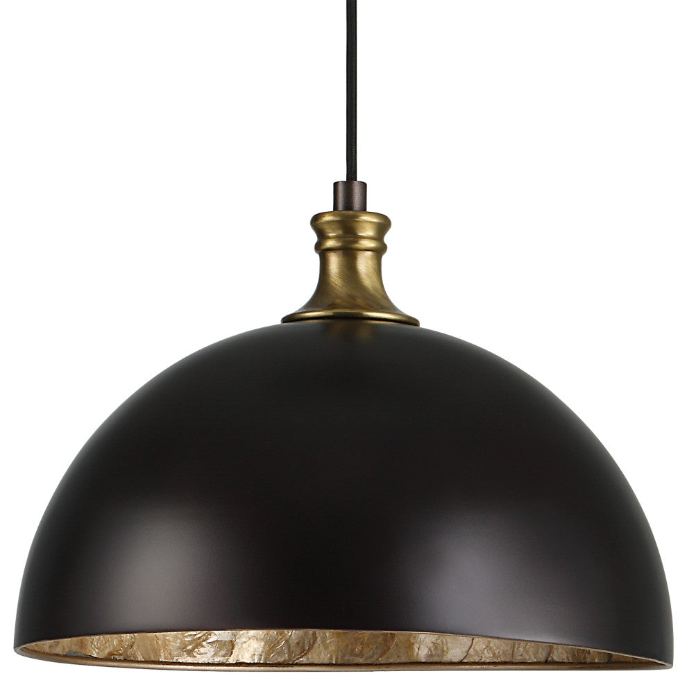 Uttermost Placuna 1 Light Bronze Pendant