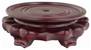 Oriental Onion Shaped Vase Stand, 6