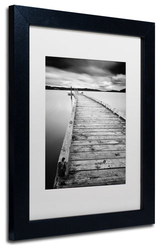 "Motchia" Matted Framed Canvas Art by Moises Levy