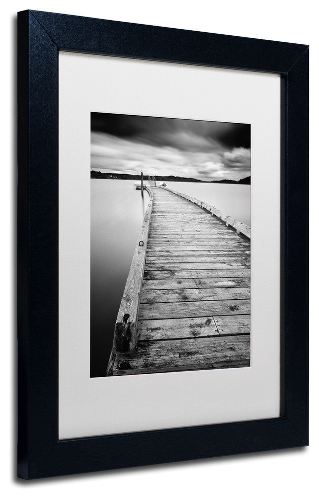 "Motchia" Matted Framed Canvas Art by Moises Levy