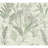 Fernwater Cranes Wallpaper