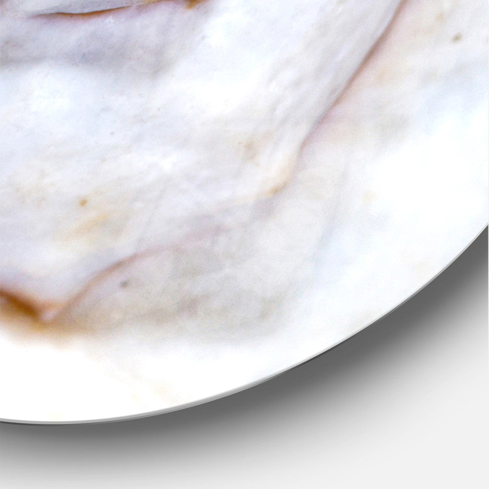 Great Skeleton of Sea Shell Oversized Coastal Metal Clock, 36x36