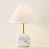 Mitzi Jewel Table Lamp Aged Brass