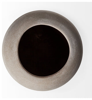 Cove Gray Brown Ceramic Vase