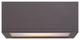 WAC Lighting Rubix 10" Indoor or Outdoor LED Flush Mount, Bronze
