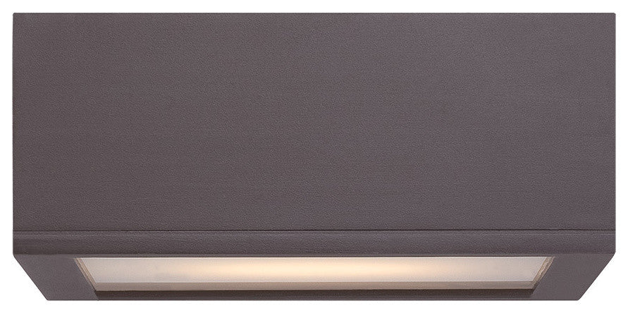WAC Lighting Rubix 10" Indoor or Outdoor LED Flush Mount, Bronze