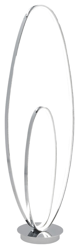 Milan Dimmable Integrated LED 65" Chrome Floor Lamp