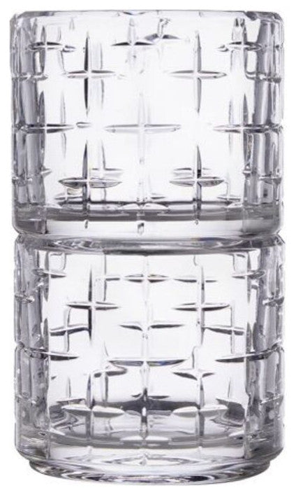 Newport Twist Gift Box Of 2 Glasses & 1 Carafe Stackable Set