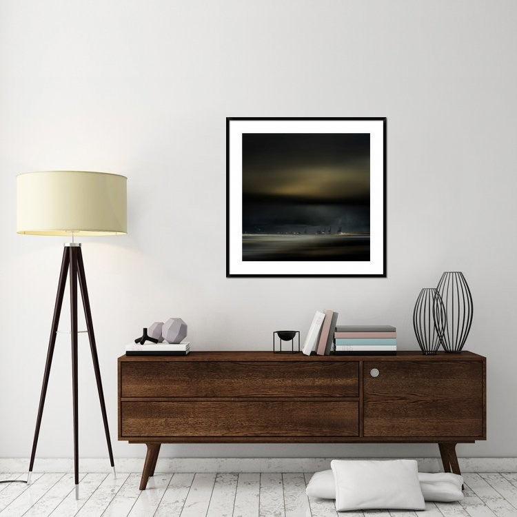 "Northern Wind" Framed Digital Print by Piet Flour, 38"x38"
