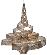 Varaluz-240P06LHO-Six Light Pendant Hammered Ore