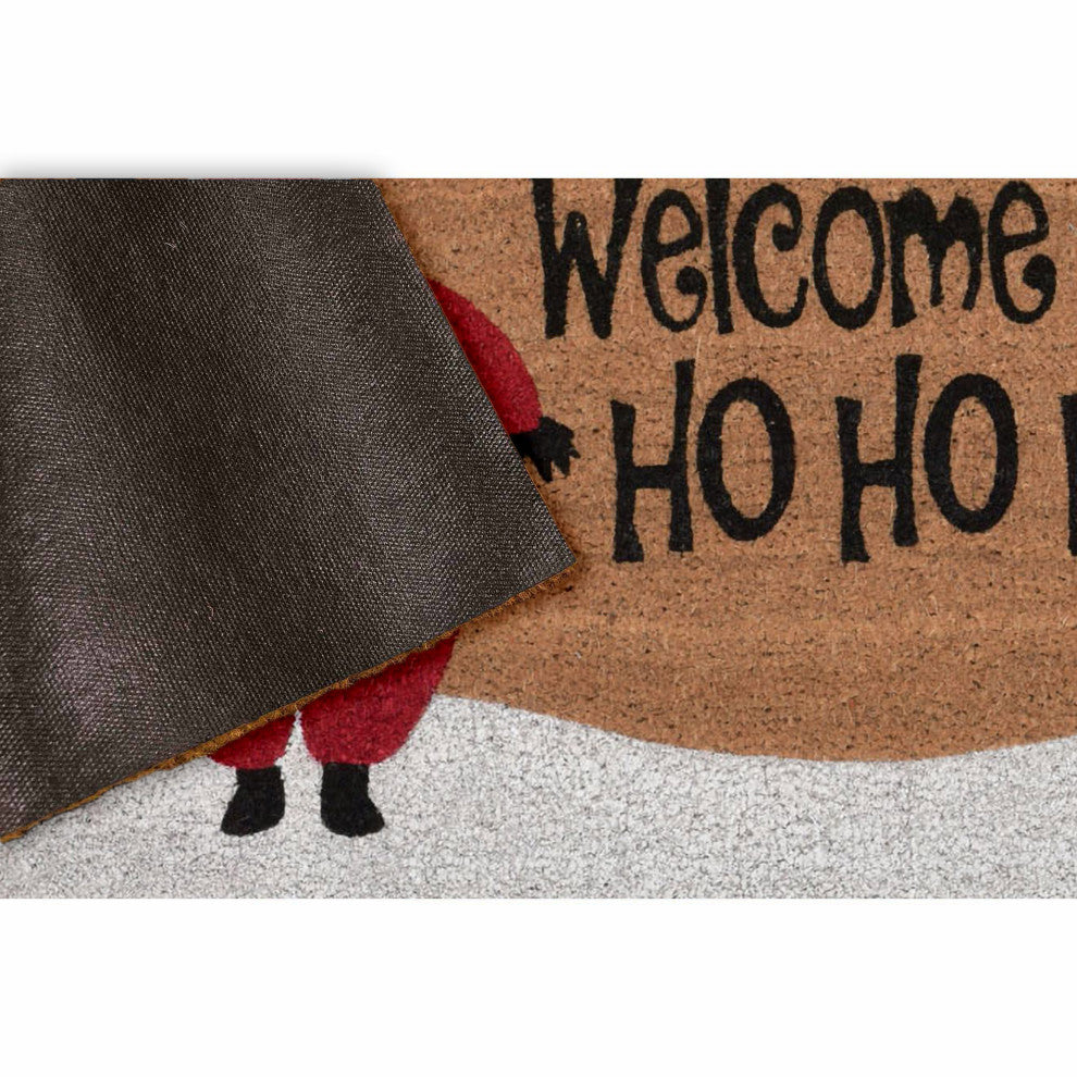 Natura Ho Ho Home Outdoor Mat, Natural, 1'6"x2'6"