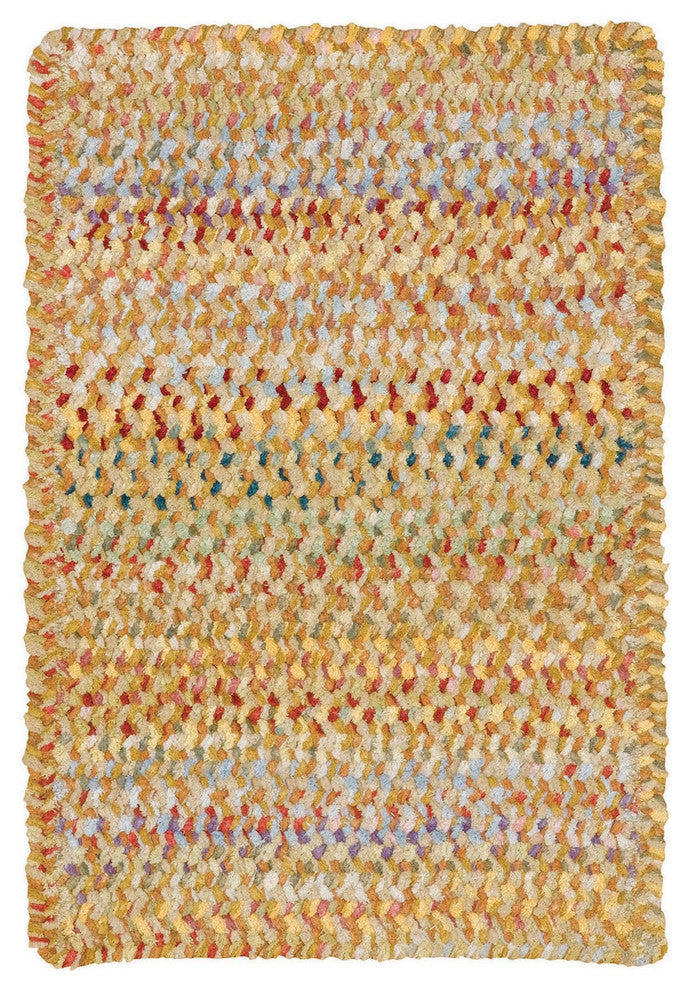 Capel Ocracoke Amber 0425_725 Braided Rugs - 9' 2" X 13' 2" Cross Sewn Rectangle