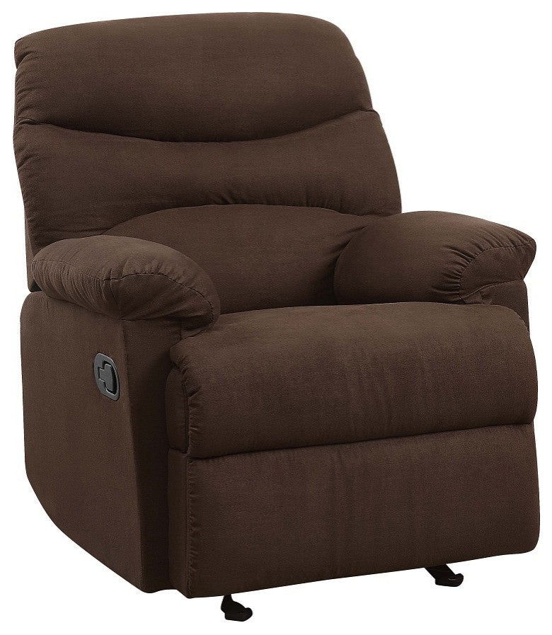 ACM-00632W, ACME Arcadia Recliner, Motion, Chocolate Microfiber