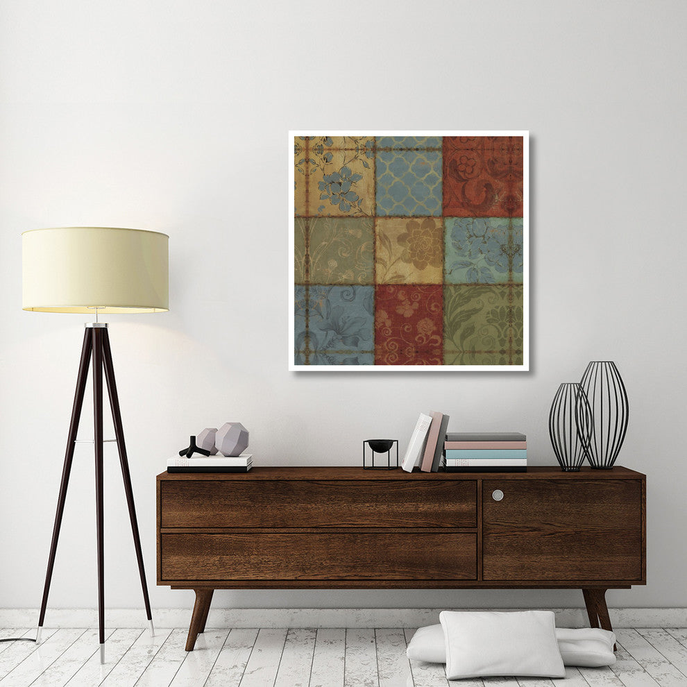 "Barcelona II Layered" Digital Paper Print by Daphne Brissonnet, 42"x42"