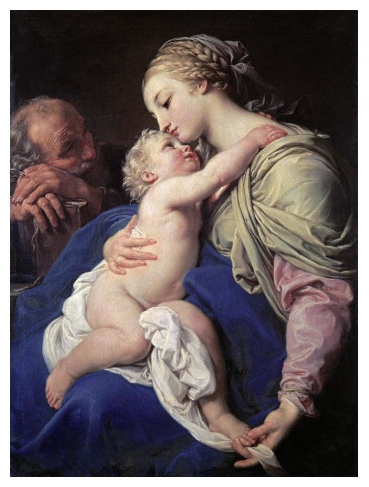 "The Family" Digital Paper Print by Pompeo Girolamo Batoni, 18"x24"