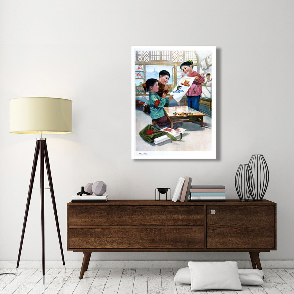 "Children Are the Future: Six Posters" Digital Paper Print by Unknown, 35"x46"