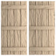Rustic 4 Board Joined B-N-B Faux Wood Shutters, Riverwood, 22x80"
