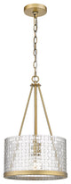 Innovations 383-1S-BB-G383C-12CL 1-Light Mini Pendant, Brushed Brass