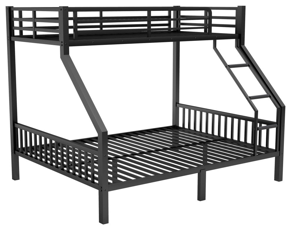 Gewnee Twin XL Over Queen Metal Bunk Bed