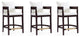 Manhattan Comfort Ritz Counter Stool, Set of 3