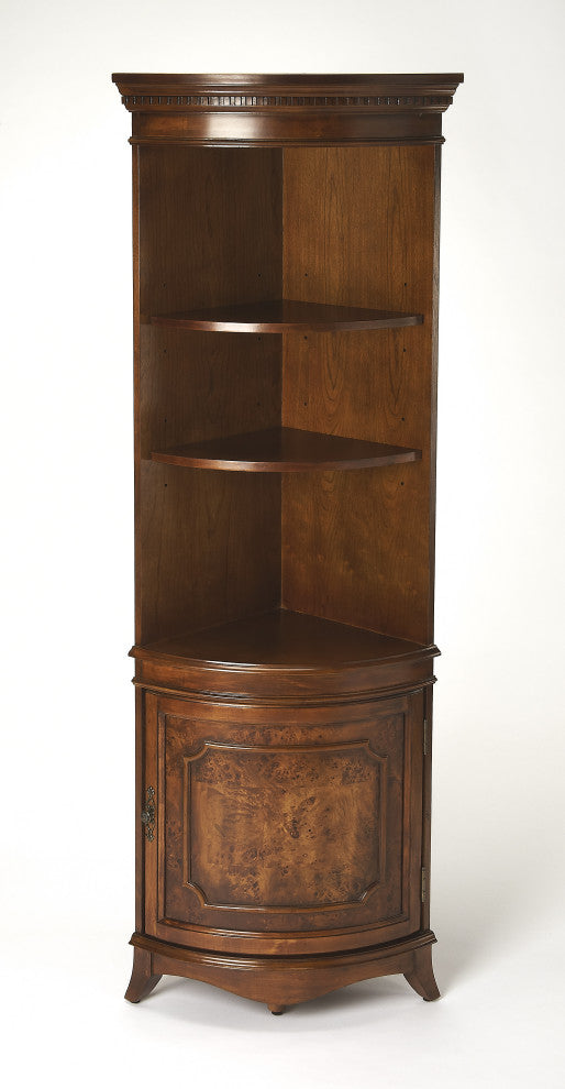 Dowling Olive Ash Corner Cabinet, 3621101