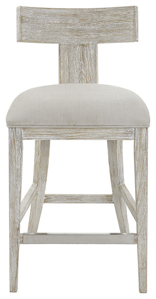 Idris White Counter Stool