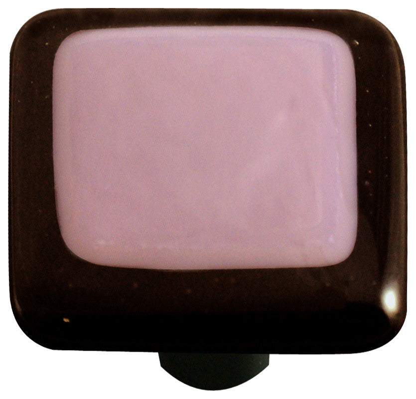 Black Border Dusty Lilac Knob, Alum Post