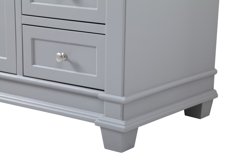 Weston Single Bathroom Vanity Set, Grey, 60