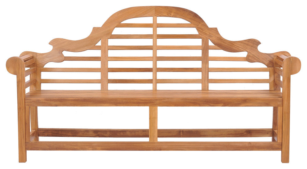 Teak Wood Lutyens Outdoor Triple Bench