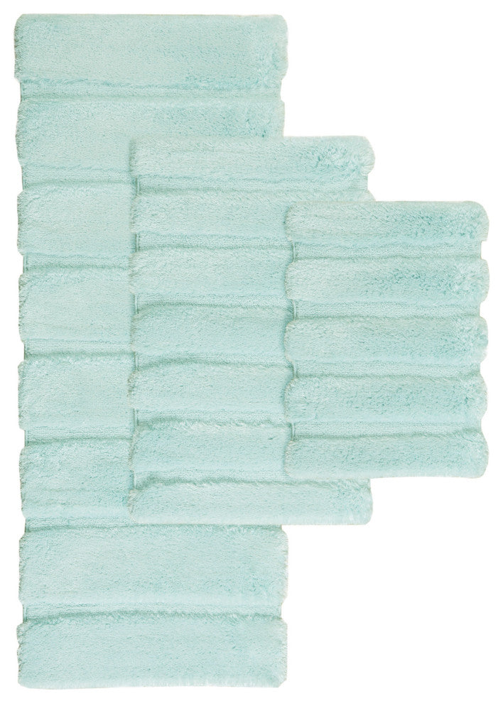 Madison Park Tufted Pearl Channel Rug, Seafoam