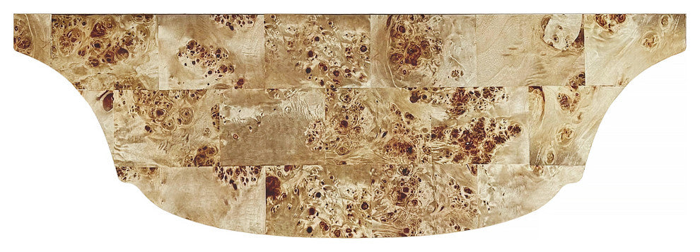 Chester Burl 36" Console Table, Light Burl