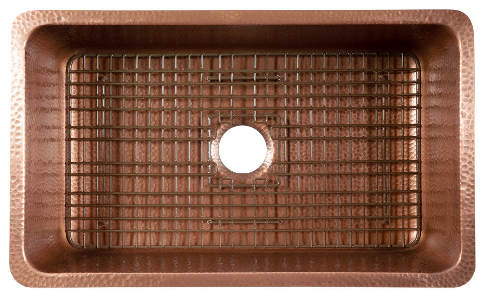 SinkSense Wren Antique Brown 27"x15" Kitchen Sink Bottom Grid