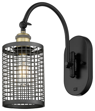 Innovations Nestbrook 1 5" Sconce Black Antique Brass