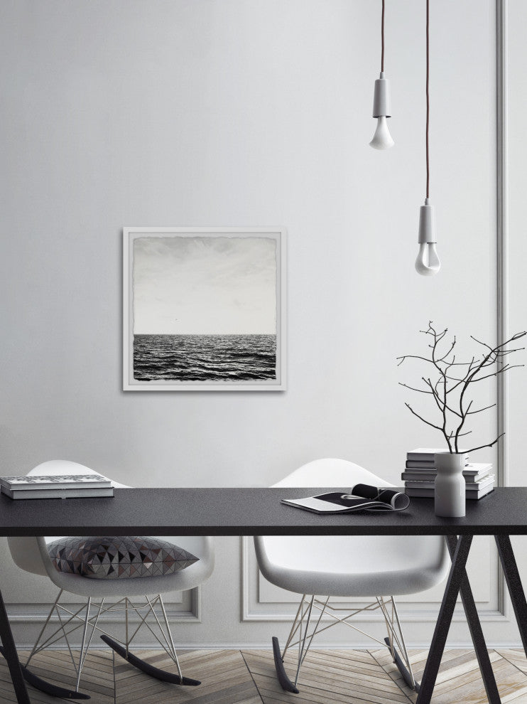 "Infinite Ocean" Framed Painting Print, 12x12
