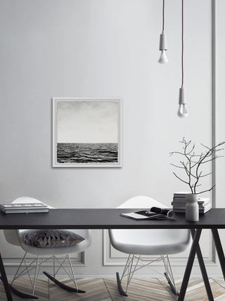 "Infinite Ocean" Framed Painting Print, 12x12