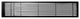 AG20 Series 6"x 48" Left Door Solid Aluminum Fixed Bar, Black-Gloss