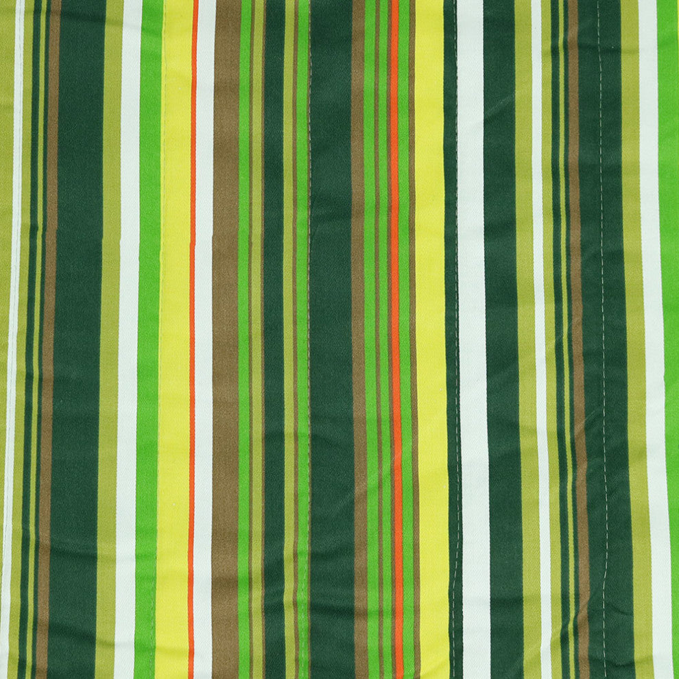 Sunnydaze 2-Person Quilted Spreader Bar Hammock and 12' Stand, Melon Stripe