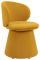 Oblic Swivel Dining Chair, Orange