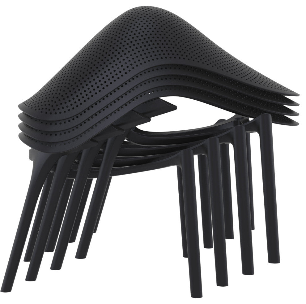 Compamia Sky Lounge Chair, Set of 2, Black