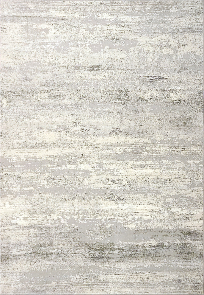 Couture Ivory And Gray Area Rug, 5.3'x7.7'