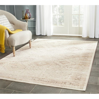 Safavieh Vintage 11' X 15' Power Loomed Viscose Pile Rug in Stone