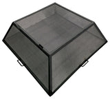 Master Flame Fire Pit Screen, Hinged Access, Stainless Steel, 35"x35ï¿½