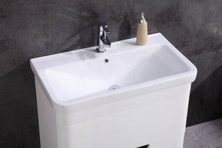 32" Bathroom Vanity With Led Mirror, PVC