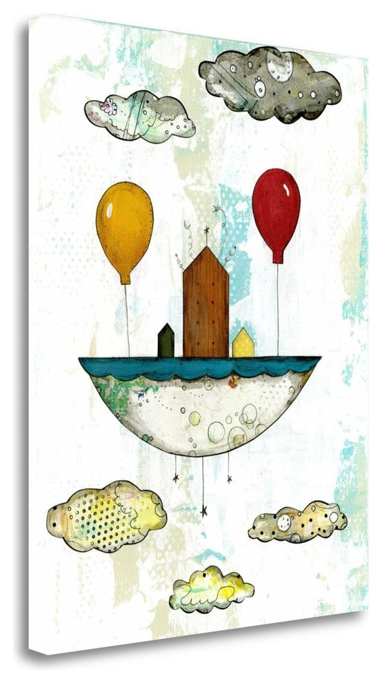 "Learn To Go With The Flow" By Sarah Ogren, Giclee Print on Gallery Wrap Canvas